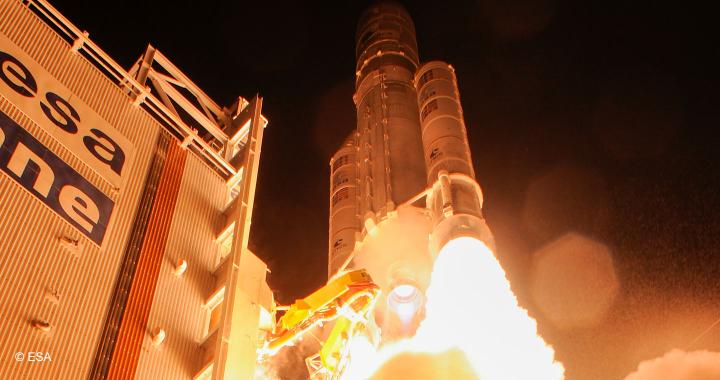 Launch of ESA rocket